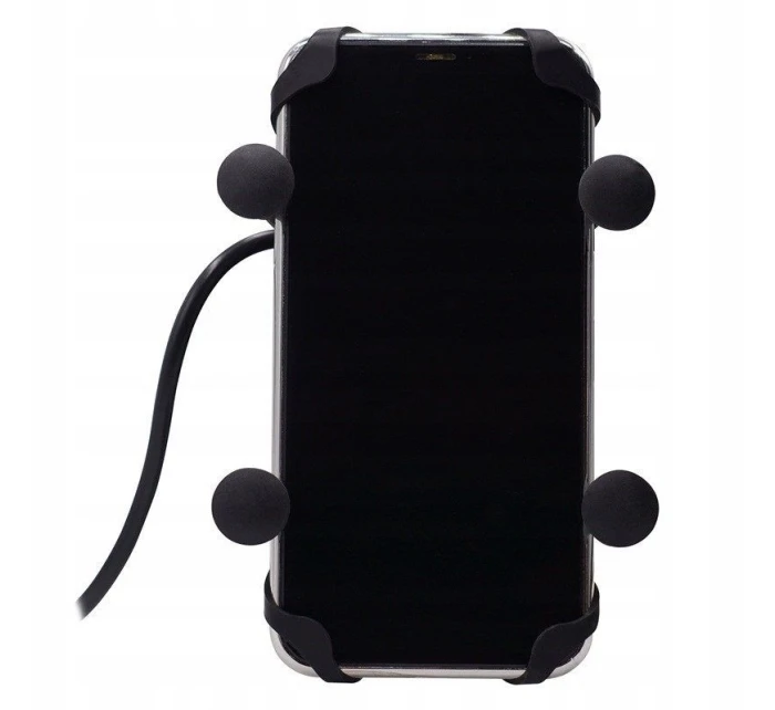 Držiak a nabíjačka telefónu FreedConn MC7C + držiak na rám hlavy BM2R