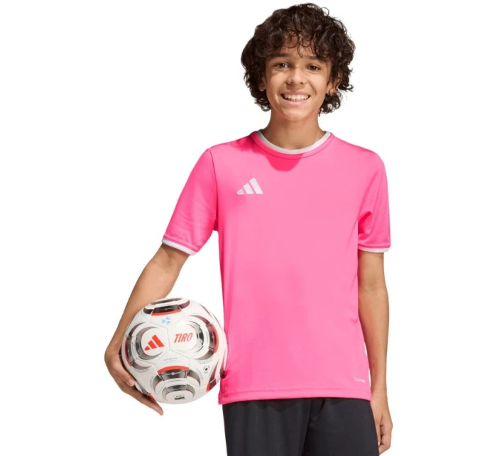 Detské tričko adidas Entrada 26 Jersey pink KE9846