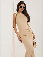 Šaty IT SK 22392.21 béžové Šaty IT SK 22392.21 béžové