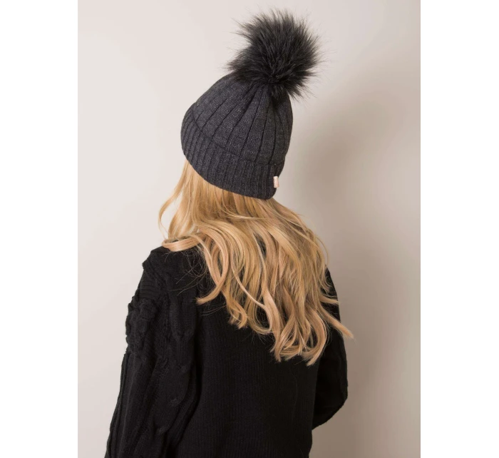 Dámská čepice model 14838382 tmavě šedá - FPrice