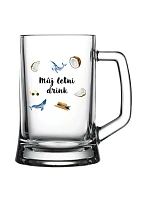Personalizovaný pohár na pivo s letným mixom