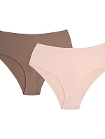 Dámske nohavičky 2 Pack Bump1 42853 K001 Brown/Beige- HENDERSON