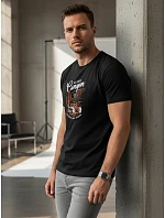 Pánske tričko s potlačou Grand Canyon čierne FashionStreet NX059R Pánske tričko s potlačou Grand Canyon čierne FashionStreet NX059R