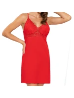 Dámska nočná košeľa Gabi červená - Donna