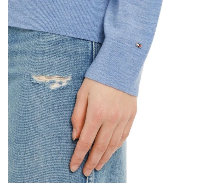 TOMMY HILFIGER DÁMSKY MERINO SVETER V-NK TOMMY HILFIGER DÁMSKY MERINO SVETER V-NK