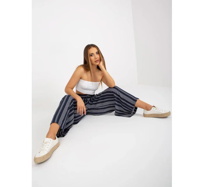 Nohavice D73771M62237A námornícka modrá