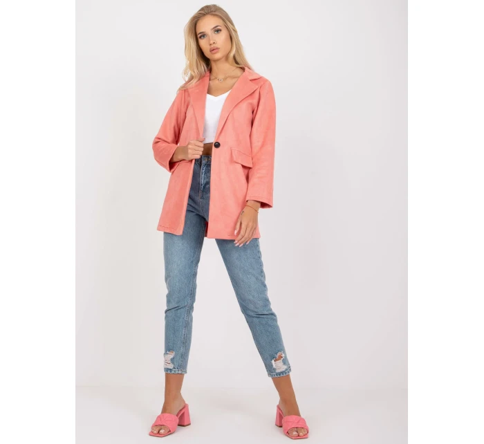 Dámske sako DHJ MA 15286 broskyňové