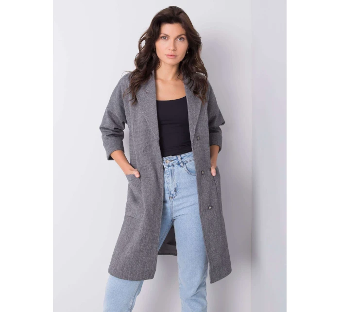 Płaszcz PL ciemny szary model 18505979 - FPrice