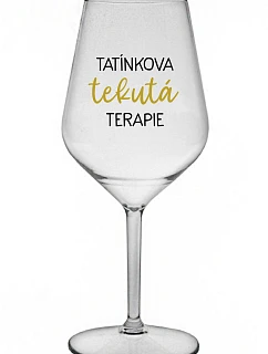Daddy's Liquid Therapy - číry nerozbitný pohár na víno 470 ml