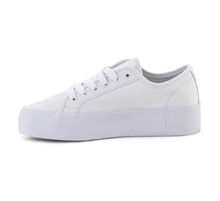 Dámske tenisky na platforme Manual W ADJS300280-WW0 White - Dc Dámske tenisky na platforme Manual W ADJS300280-WW0 White - Dc