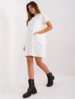 Dámske šaty RV SK 8723.89P Ecru - FPrice