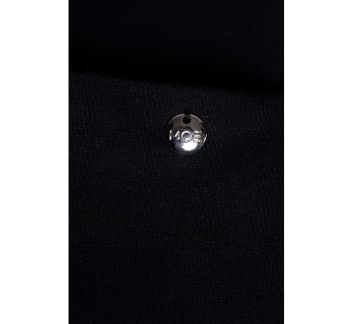 Trapézové šaty M788 čierne - Moe