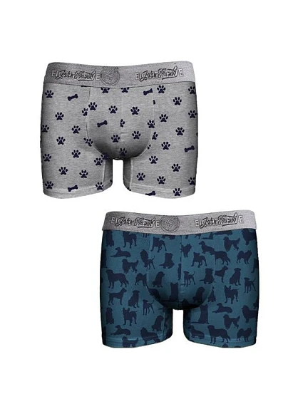 Pánske boxerky John Frank JF2BEF34 2pack