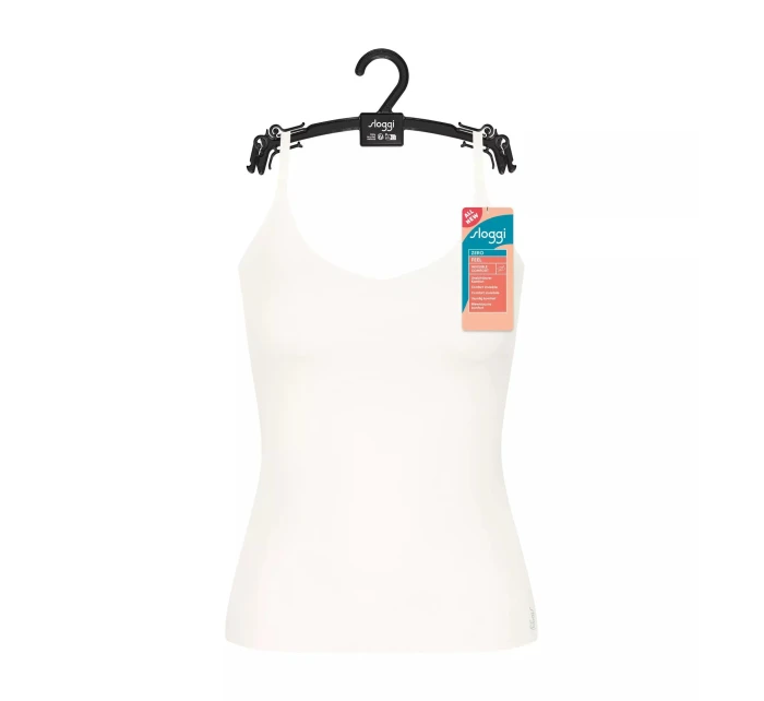 Dámsky top ZERO Feel 2.0 Špagetový top - WHITE - biely 00GZ - SLOGGI