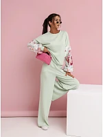 Ležérní souprava s rukávy a širokými nohavicemi model 22049180 - Moon