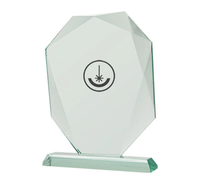 Sklenená trofej s puzdrom