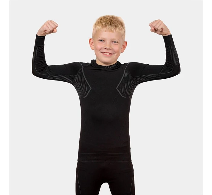 Detský termo set Active GT43204 black-grey - Alpinus