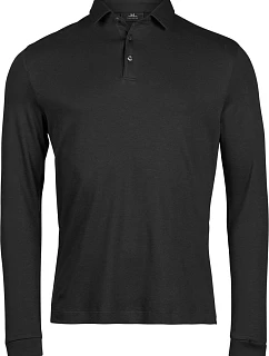 TJ 1442 Pima polo s dlouhým rukávem model 22464892 black - Tee Jays