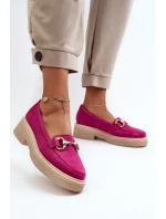 Semišové Dámské Mokasíny S Ozdobou model 21652588 - Zazoo