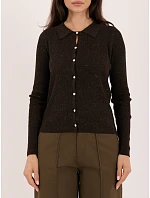 Sweter PM SW model 22401092 brązowy - FPrice Sweter PM SW model 22401092 brązowy - FPrice