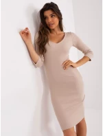RV SK 8945 šaty.04 béžová RV SK 8945 šaty.04 béžová