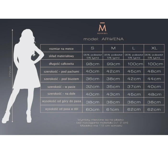 Arwena Kaki šaty - Merribel