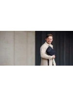 Pánska crossbody taška Vuch Tate Black Pánska crossbody taška Vuch Tate Black