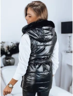 Dámska vesta KAMILLA čierna FashionStreet TY3330