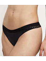 Dámská tanga Aura Spotlight High Leg string černá - TRIUMPH