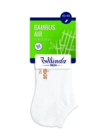 Krátke pánske bambusové ponožky BAMBUS AIR IN-SHOE SOCKS - Bellinda - biela Krátke pánske bambusové ponožky BAMBUS AIR IN-SHOE SOCKS - Bellinda - biela