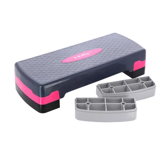 HMS aerobikový stepper model AS002 v ružovej/šedej farbe HMS aerobikový stepper model AS002 v ružovej/šedej farbe