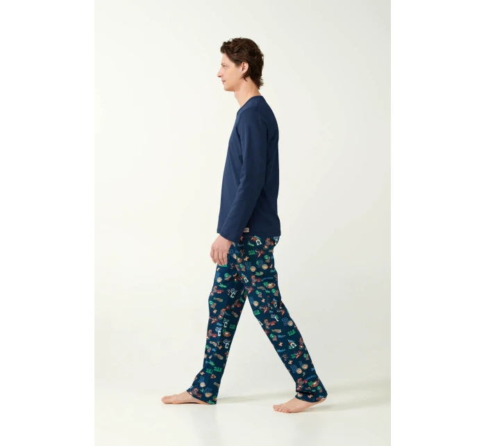 Vamp - Pánske pyžamo s potlačou 21611 - Vamp Vamp - Pánske pyžamo s potlačou 21611 - Vamp