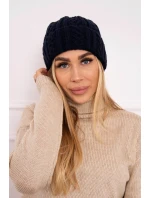 Šiltovka s vyhrňovacím lemom Marzena K206 navy blue