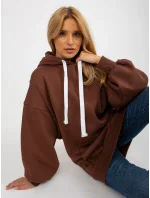 Dámska mikina EM BL 694.20x tmavo hnedá - FPrice Dámska mikina EM BL 694.20x tmavo hnedá - FPrice