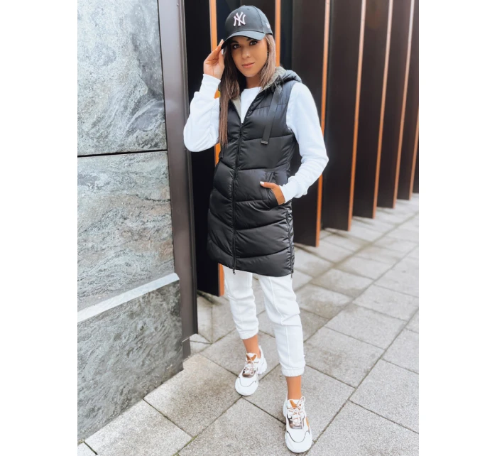 Dámská černá oboustranná vesta Dstreet model 21970093 - FashionStreet