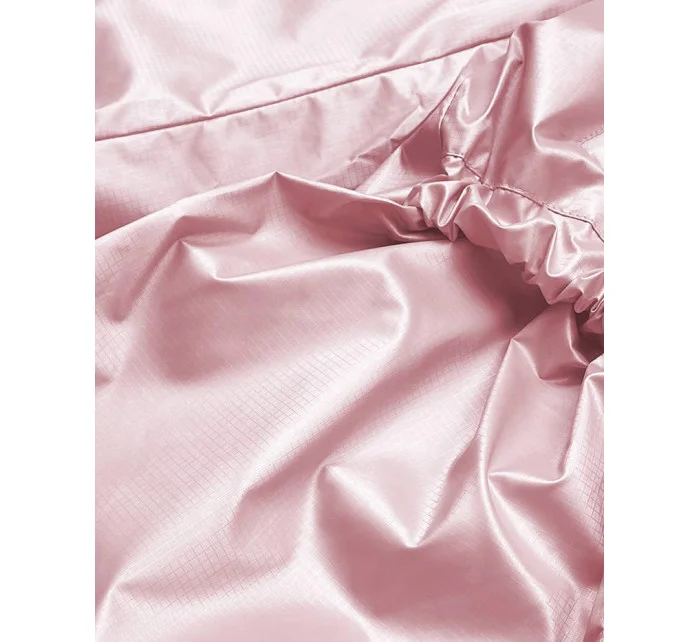 Tenká růžová dámská bunda se stojáčkem model 17019406 - Ann Gissy