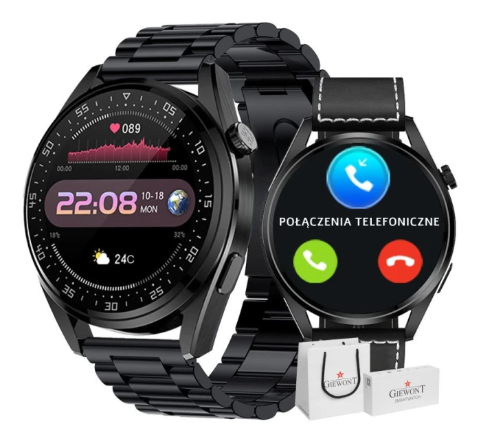 Chytré hodinky Vertex Leather model 21804817 - Giewont Chytré hodinky Vertex Leather model 21804817 - Giewont