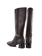 Skórzane damskie na brązowe Sergio model 22553956 - LEONE Skórzane damskie na brązowe Sergio model 22553956 - LEONE