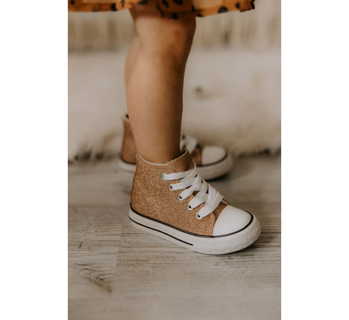 Dětské vysoké tenisky Růžové zlato model 21587252 - Boto