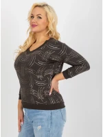 Blúzka RV BZ 8514.04P tmavá khaki Blúzka RV BZ 8514.04P tmavá khaki