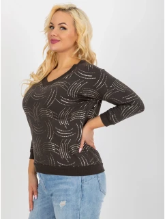 Blúzka RV BZ 8514.04P tmavá khaki