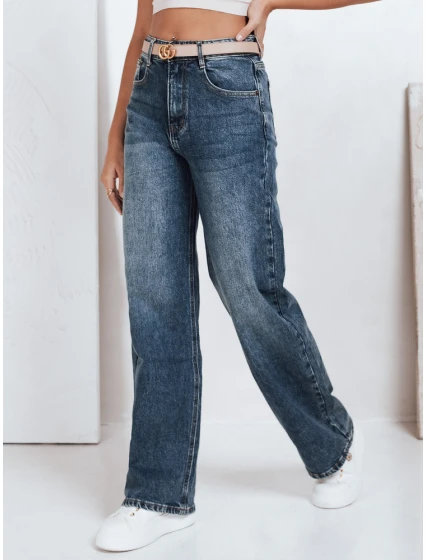 Dámské modré džíny s širokými nohavicemi Dstreet model 21992585 - FashionStreet