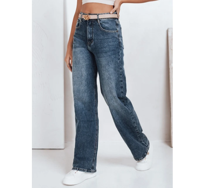 Dámské modré džíny s širokými nohavicemi Dstreet model 21992585 - FashionStreet