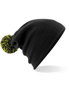 B 450 Čepice Snowstar® model 22481940 black/lime green - Beechfield