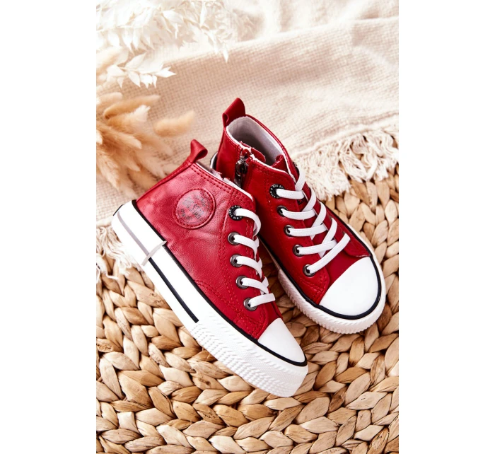 Dětské Tenisky BIG STAR model 21562562 Červené - Big Star Shoes Dětské Tenisky BIG STAR model 21562562 Červené - Big Star Shoes