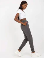 Dámske tepláky B 005 tmavo šedé