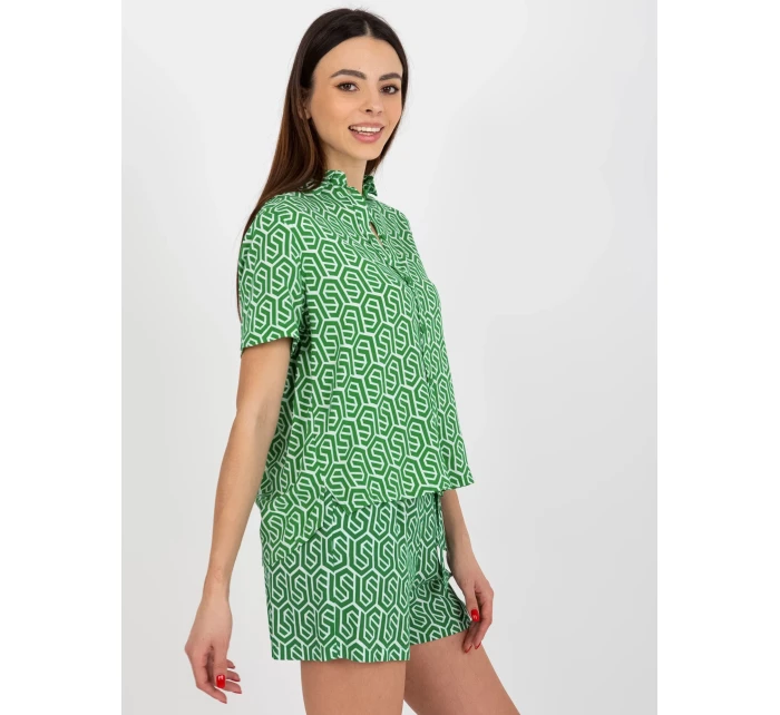 Dámská halenka model 18339303 zelená - FPrice