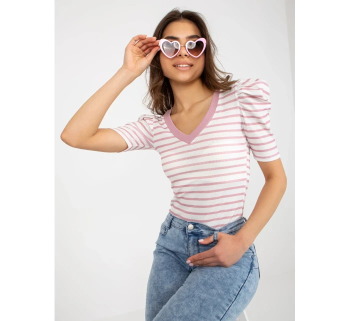 Blúzka FN BZ 4591.06P bielo-ružová