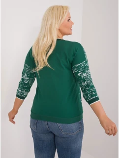 Blúzka RV BZ 9442.27 tmavozelená
