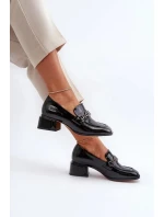 Dámske čižmy na podpätku MR38-960 Black - D§A